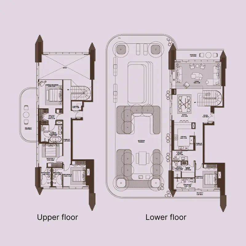 4 bedroom Sky Villa -  Atelis