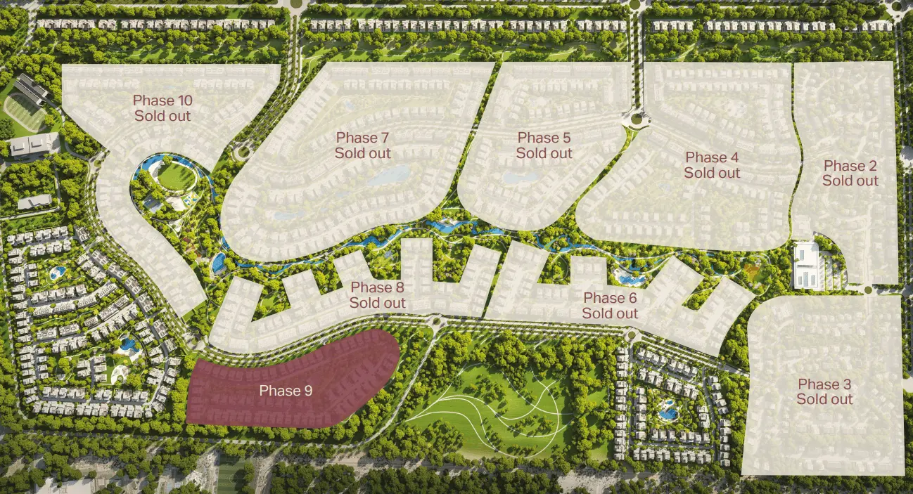 Nad Al Sheba Gardens Phase 9 master plan