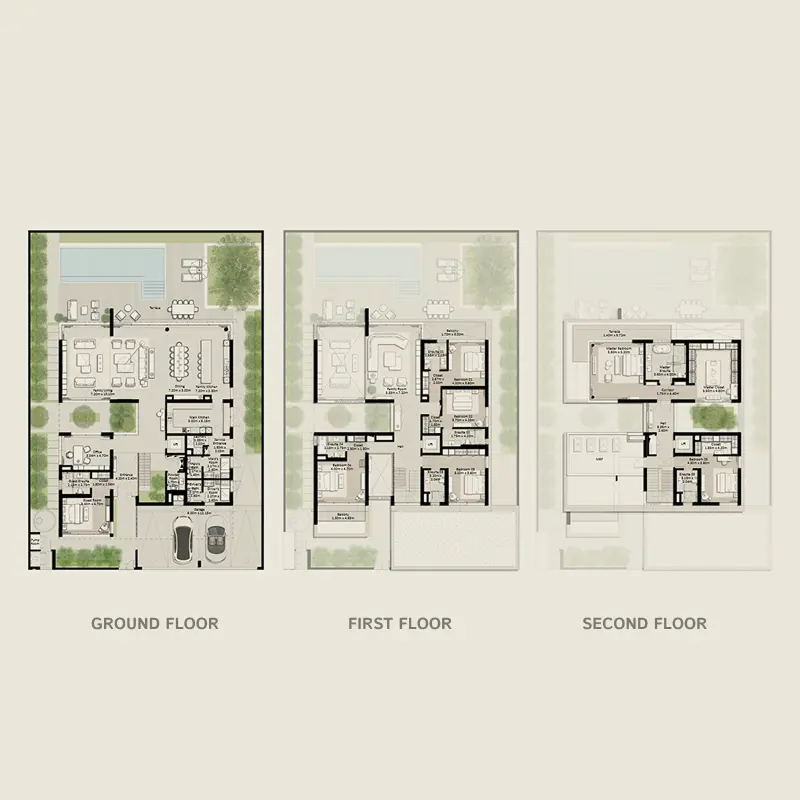 7 bedroom Villa -  Nad Al Sheba Gardens Phase 9