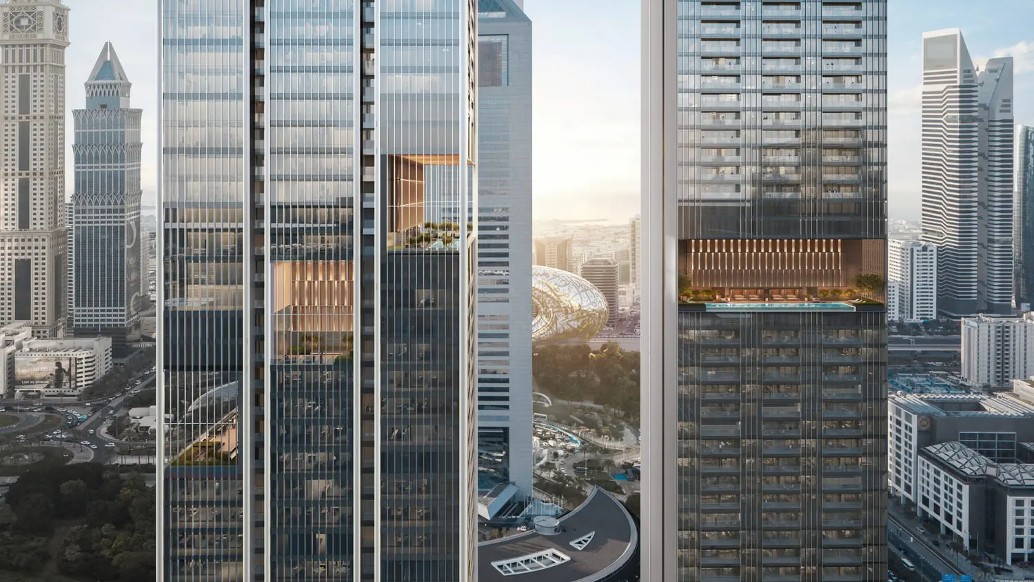 Jumeirah Residences Emirates Towers in Trade Centre 2 by Meraas - Exterior Image 3