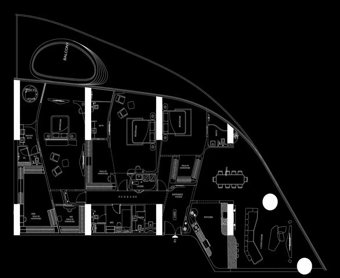 3 Bedrooms apartments - Bugatti Residences by Binghatti