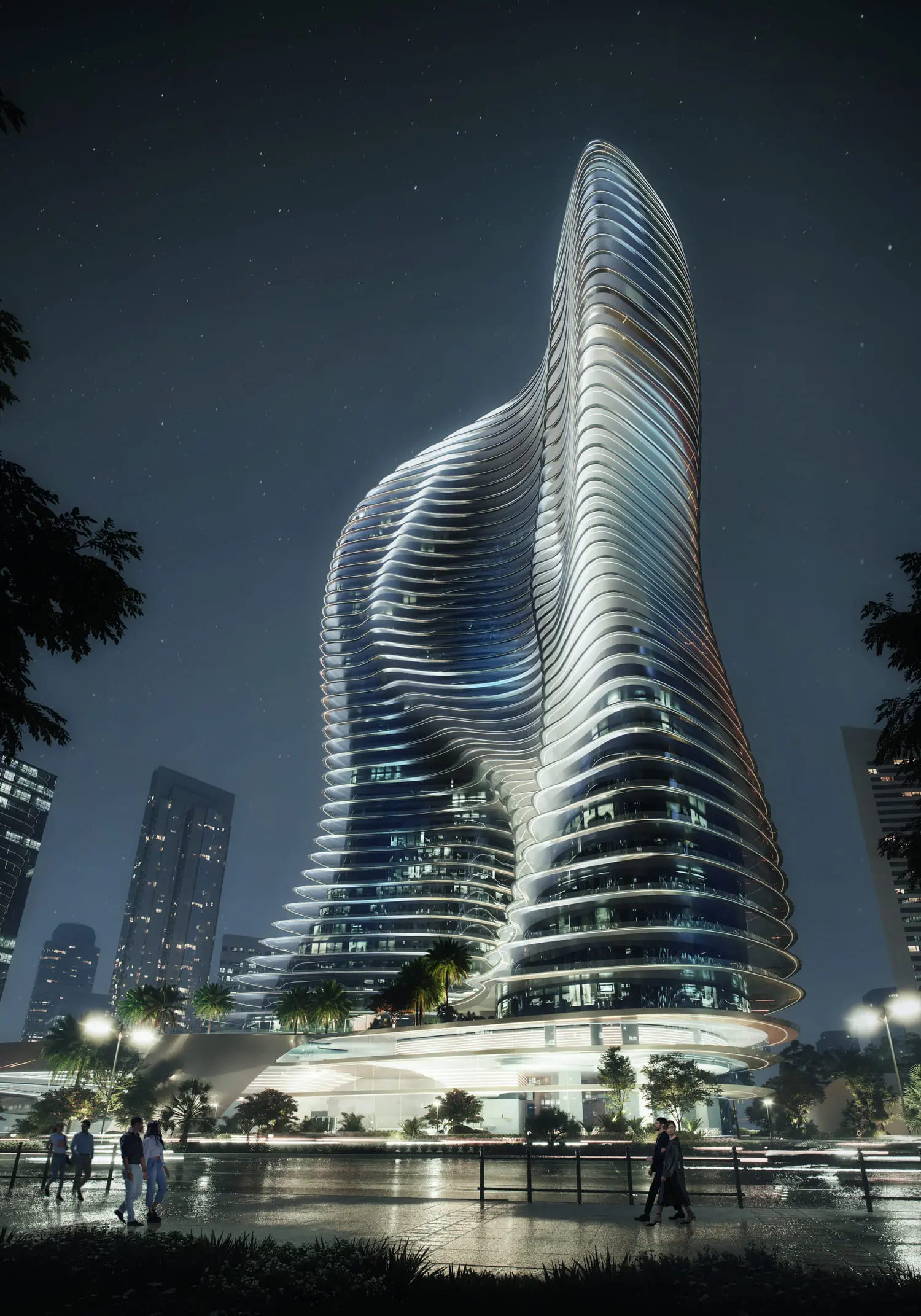 Bugatti Residences by Binghatti Master Plan 2