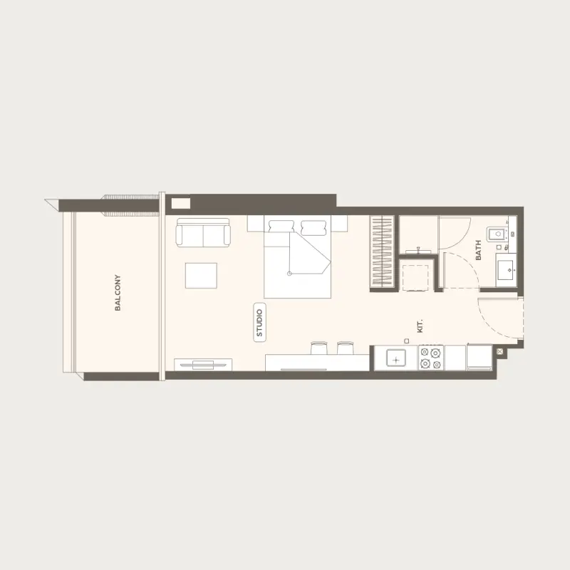 Studio floor plan