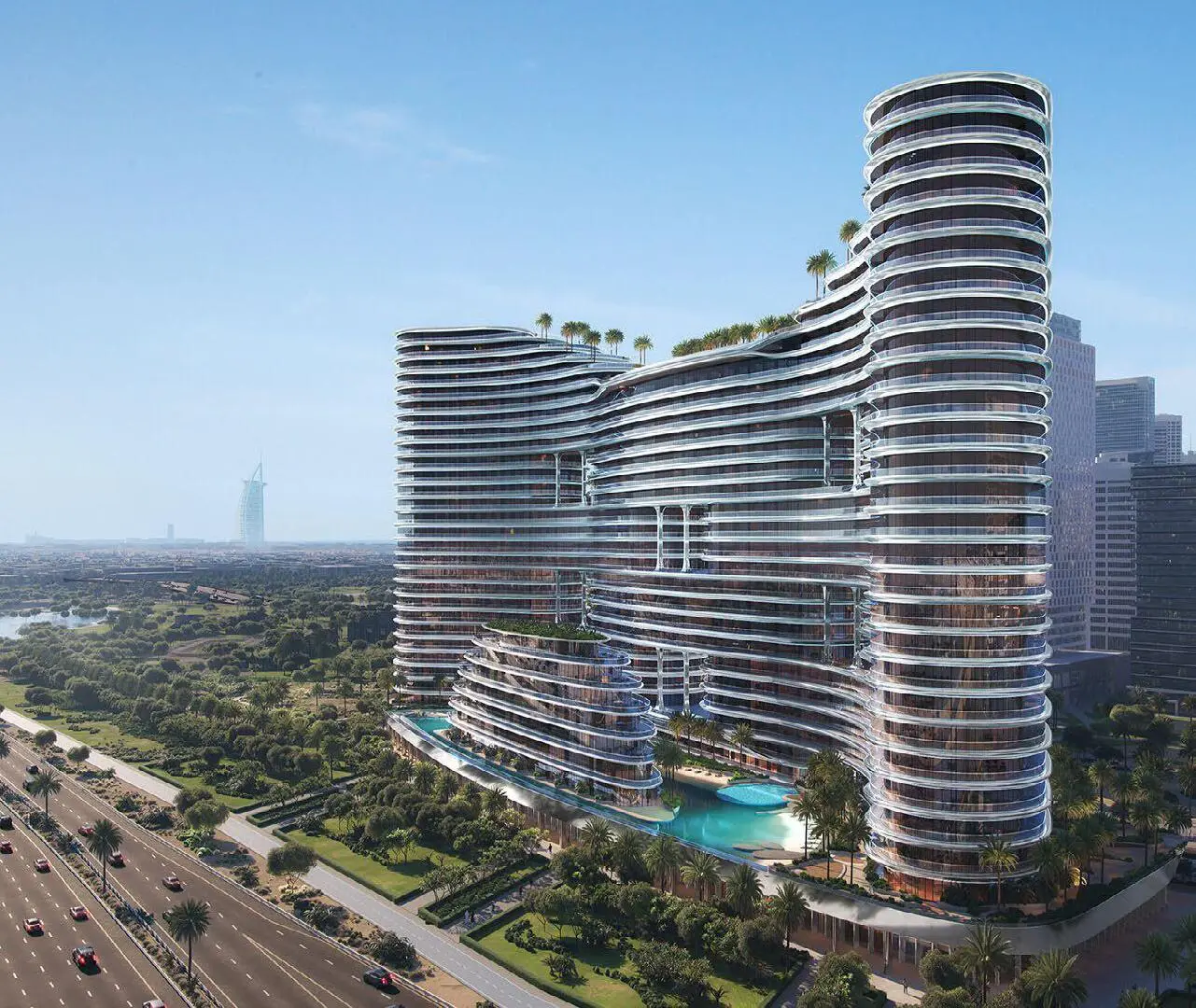 Binghatti Aquarise Master Plan 2