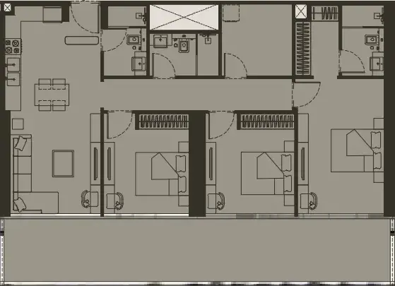 3 Bedrooms apartments - Binghatti Haven
