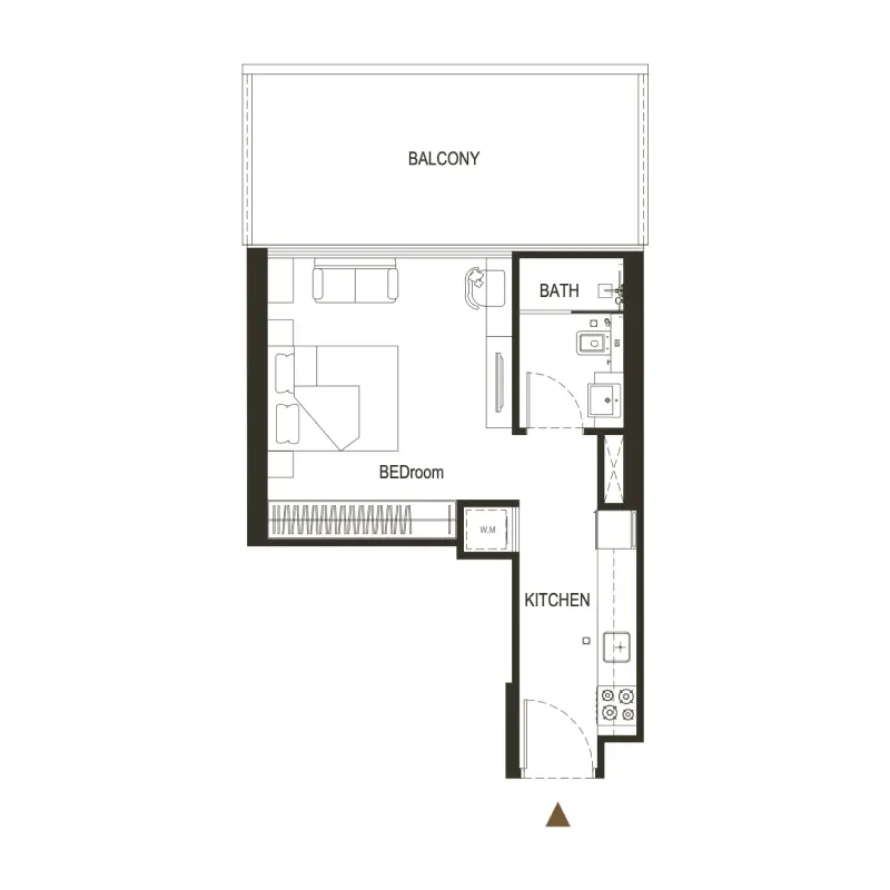 Studio floor plan