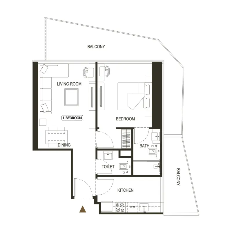 1 bedroom