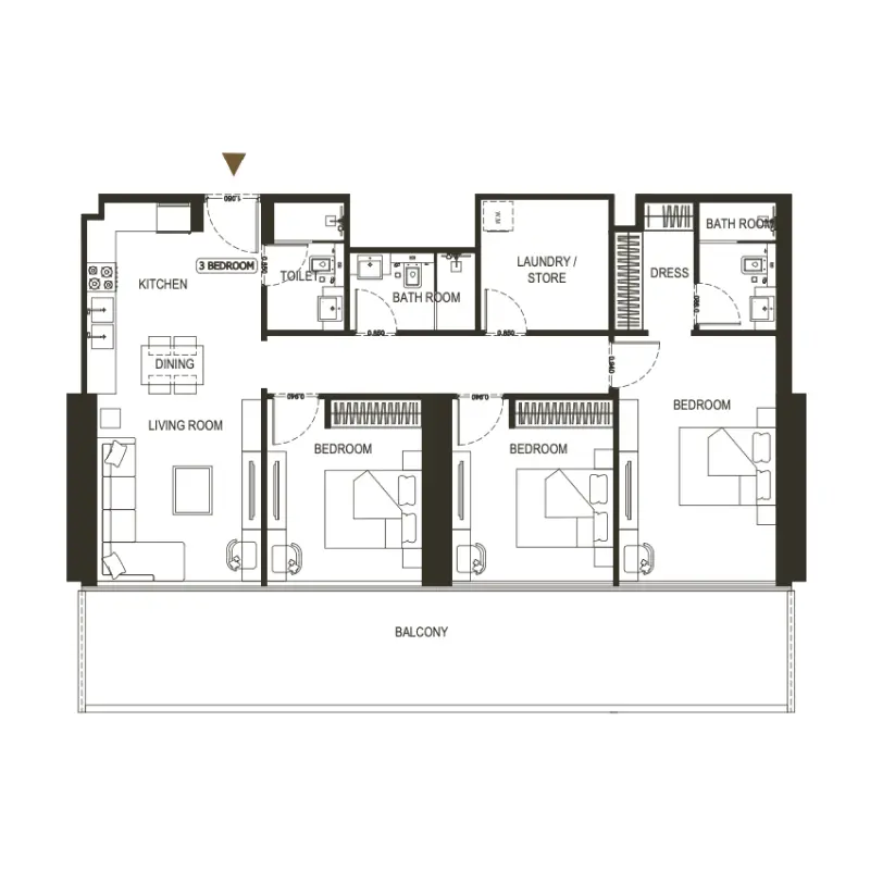 3 bedroom