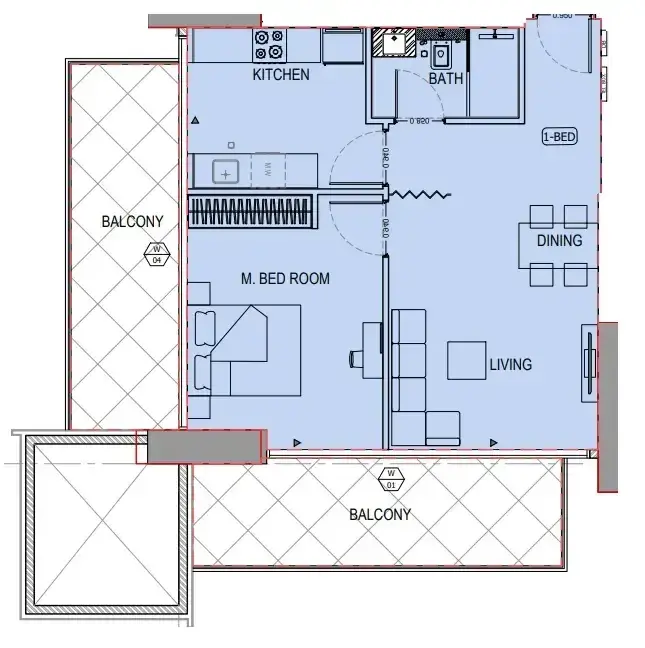 1 Bedroom apartments - Binghatti Apex