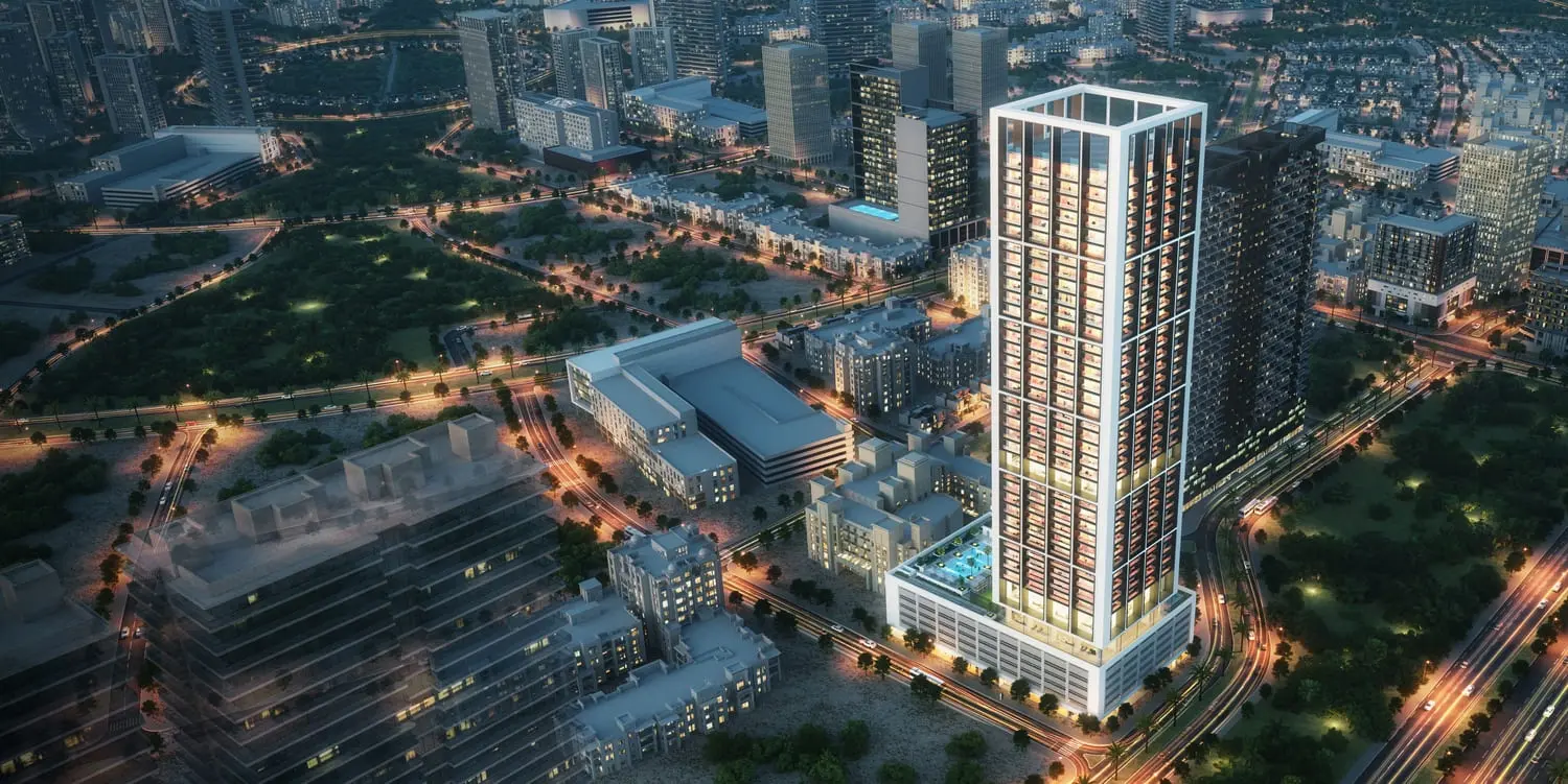 Binghatti Apex in Jumeirah Village Circle (JVC) by Binghatti - Exterior Image 2