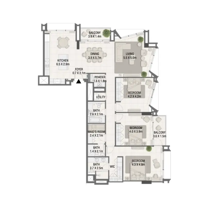 3 bedroom