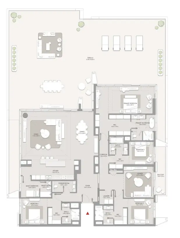 4 Bedrooms apartments - City Walk Crestlane