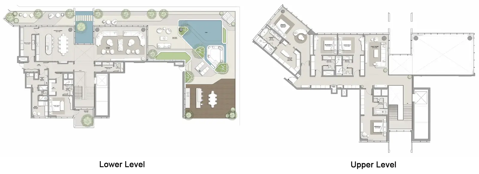 5 Bedrooms apartments - City Walk Crestlane