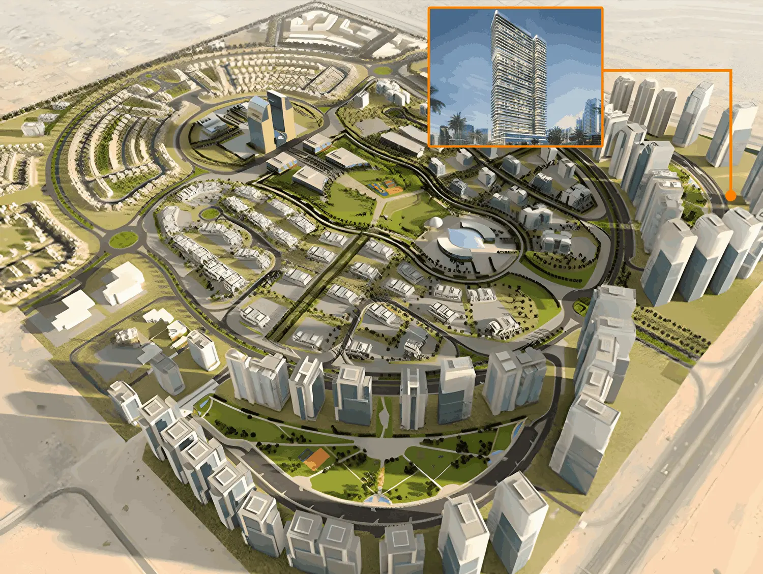Binghatti Hillviews Master Plan