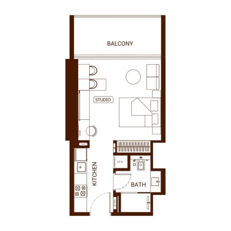 Studio floor plan