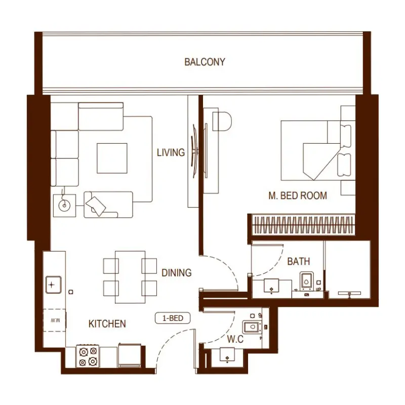 1 bedroom