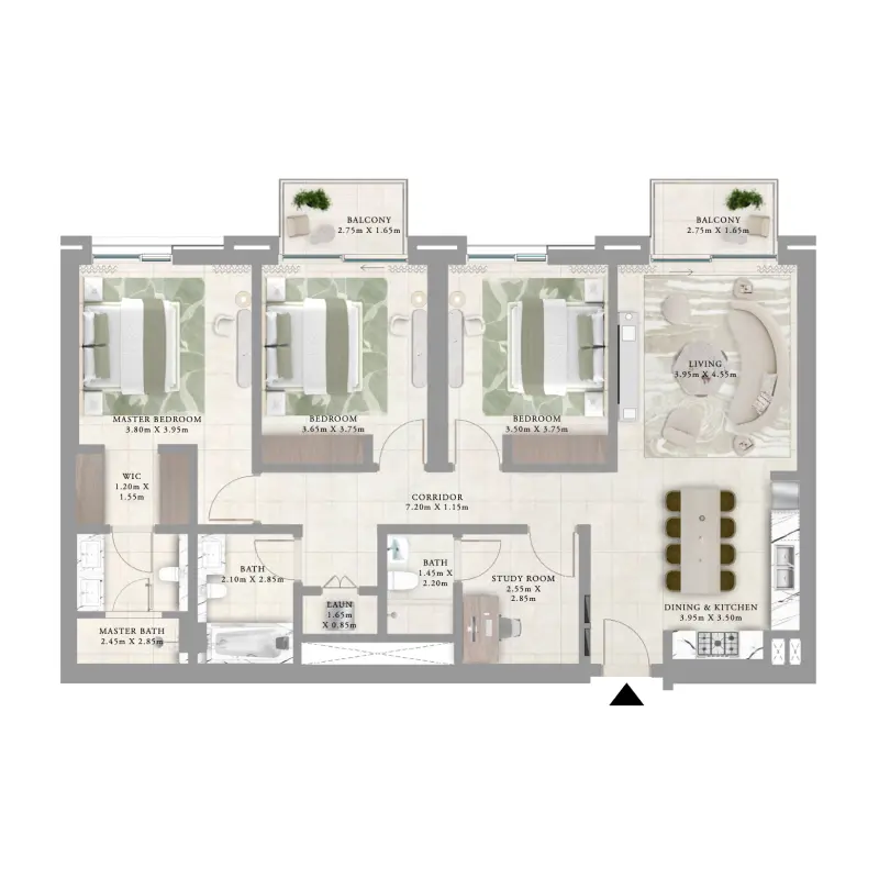 3 bedroom