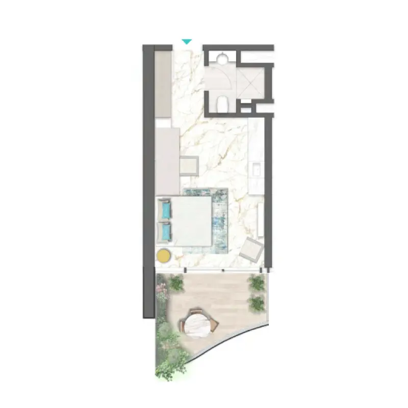 Studio floor plan