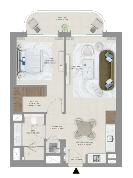 1 Bedroom apartments - Baystar by Vida