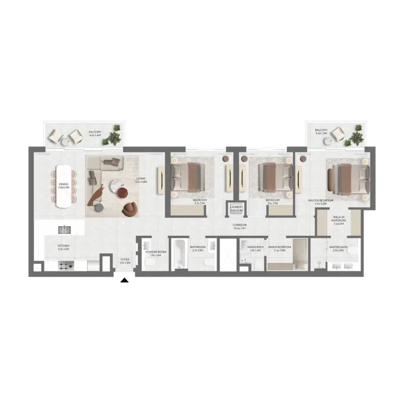 3 bedroom