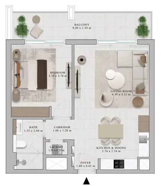 1 Bedroom apartments - Rosehill