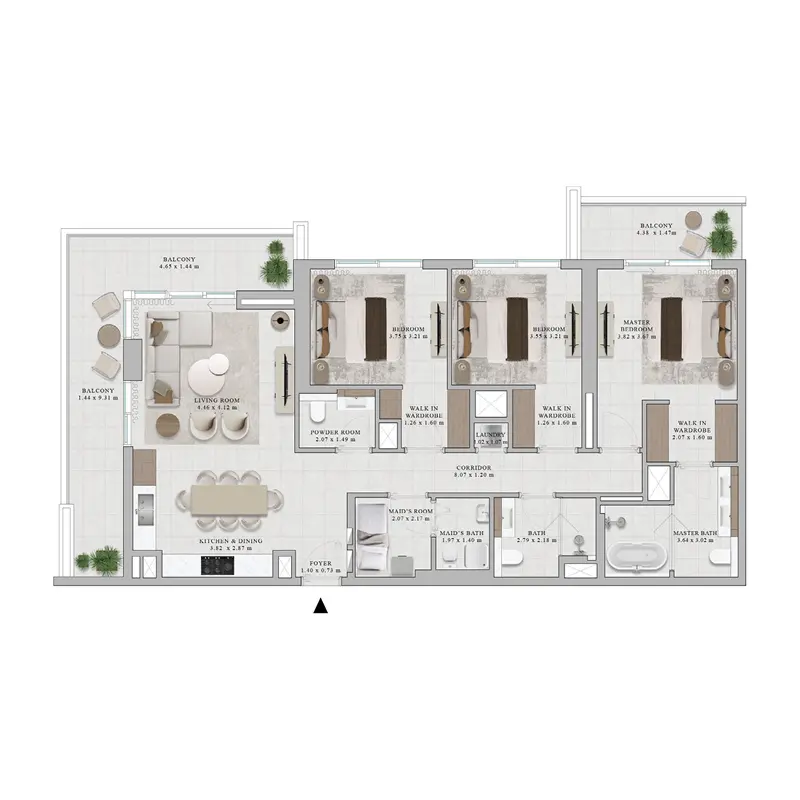 3 bedroom Apartments -  Rosehill