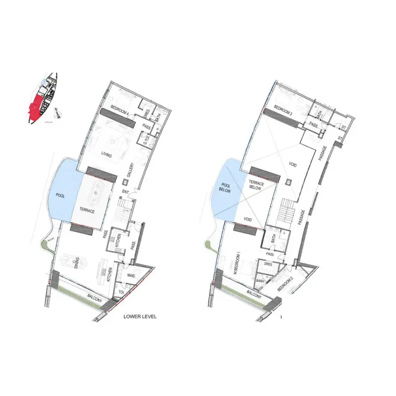4 bedroom floor plan