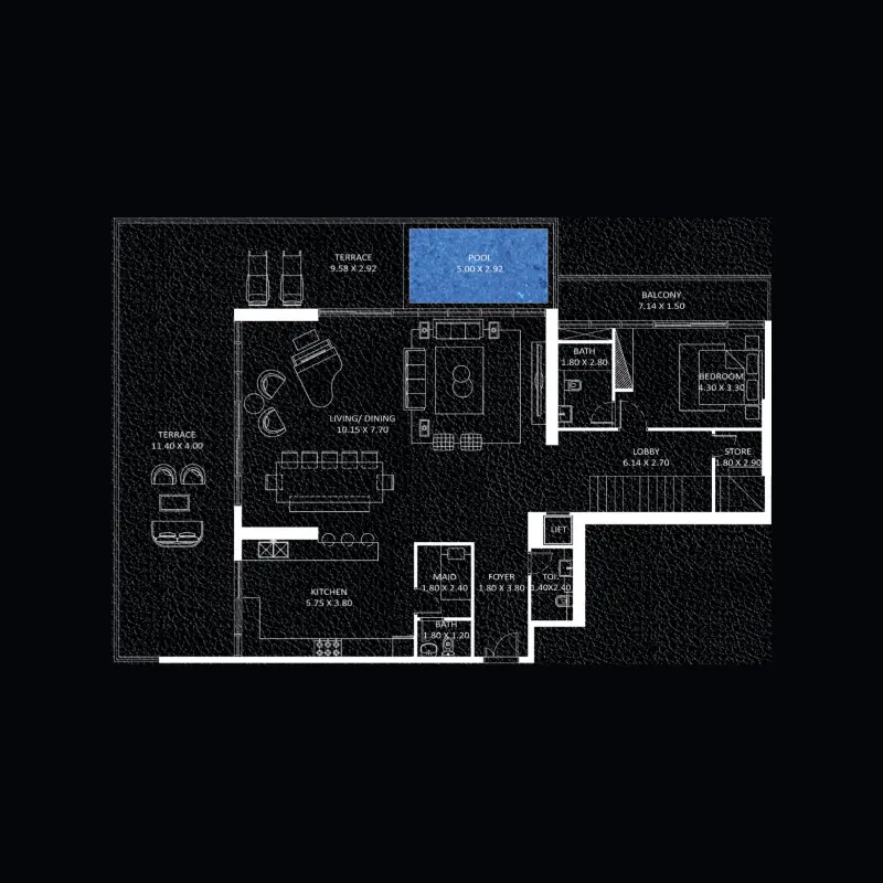 5 bedroom floor plan