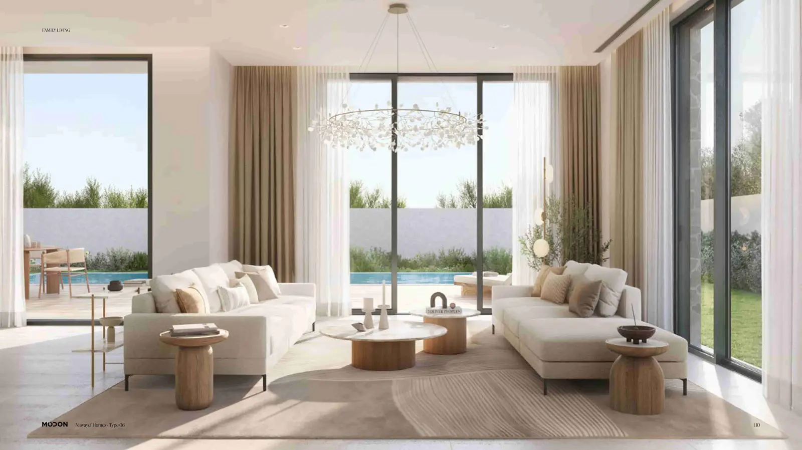 Walk-in wardrobe with custom cabinetry inside a luxury Nawayef West Hill Hudayriyat Island residence Abu Dhabi