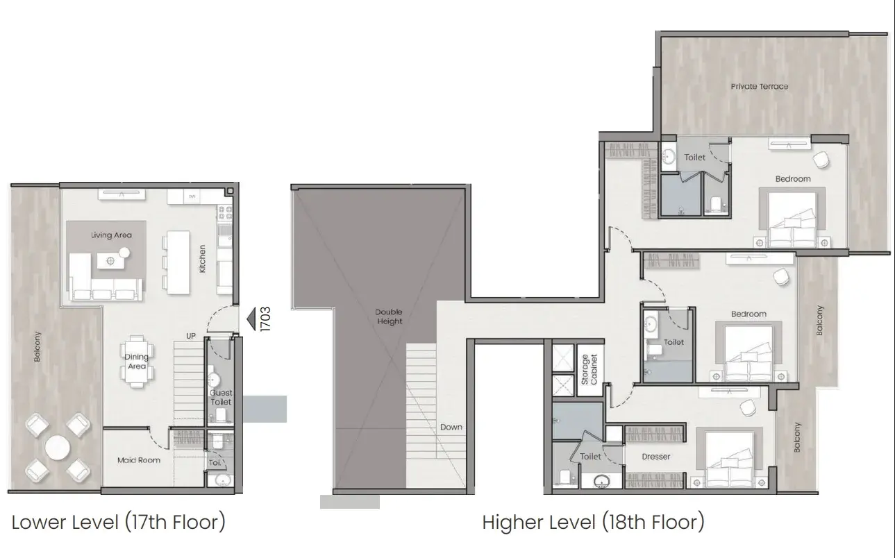 3 Bedrooms duplex - Havelock Heights
