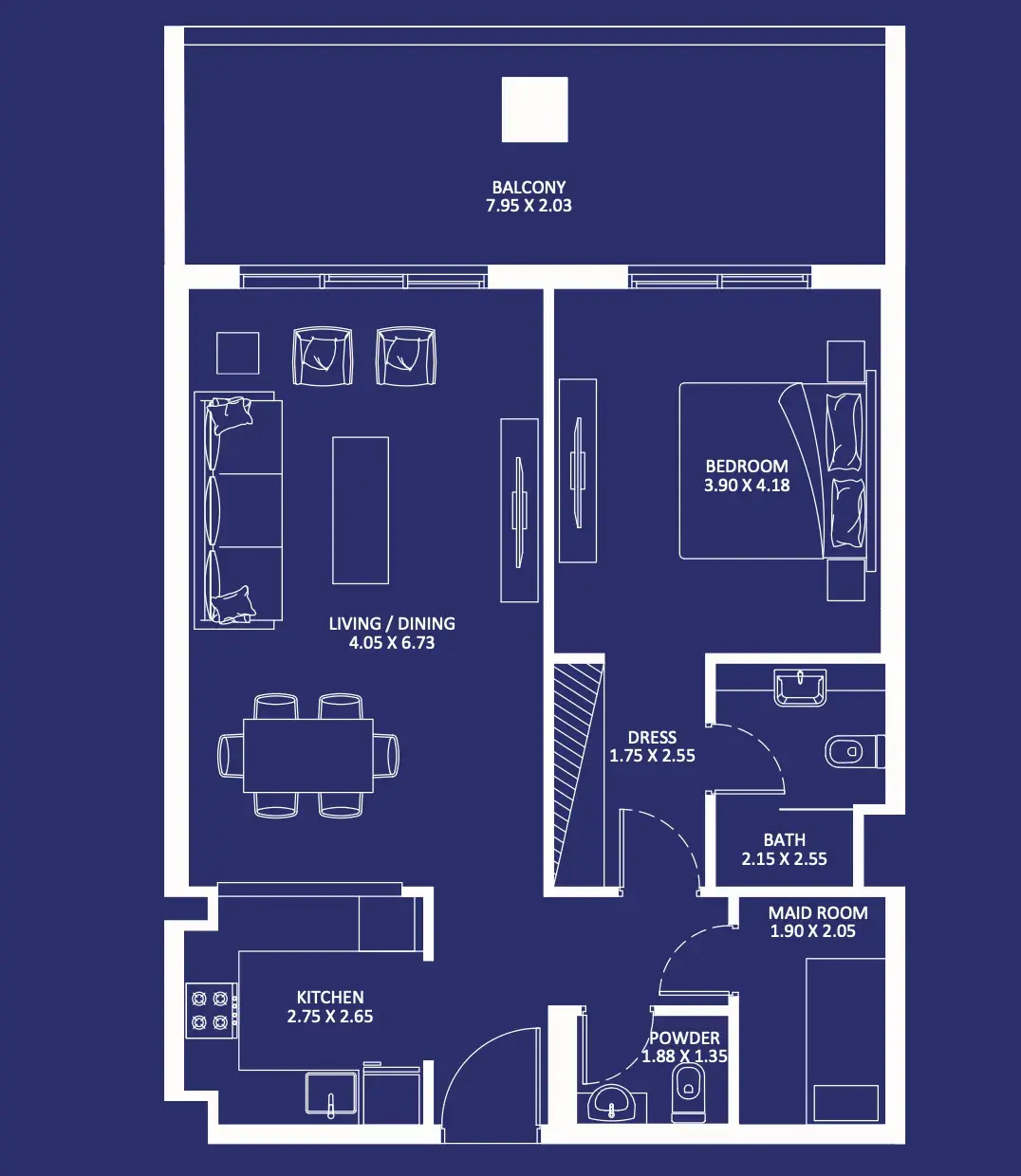 1 Bedroom apartments - Eleganz