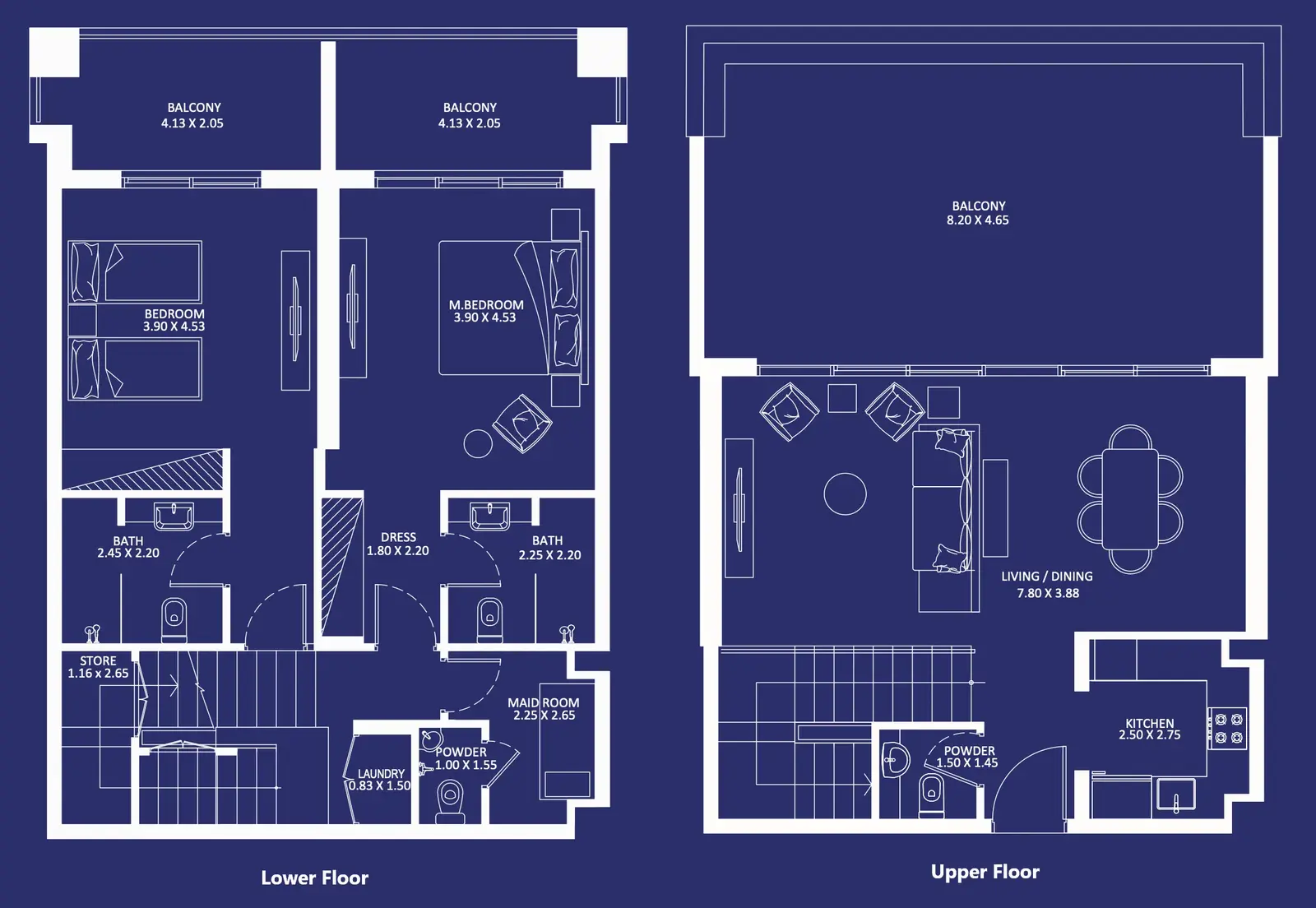 2 Bedrooms duplex - Eleganz
