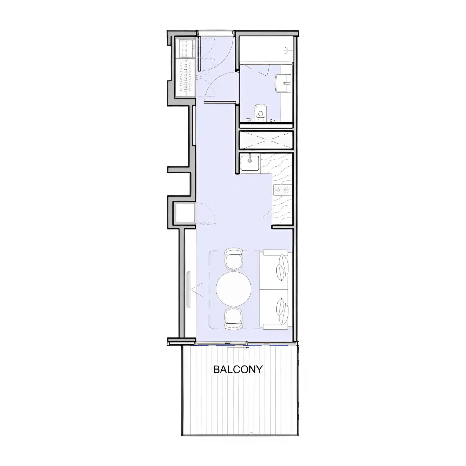 Studio floor plan