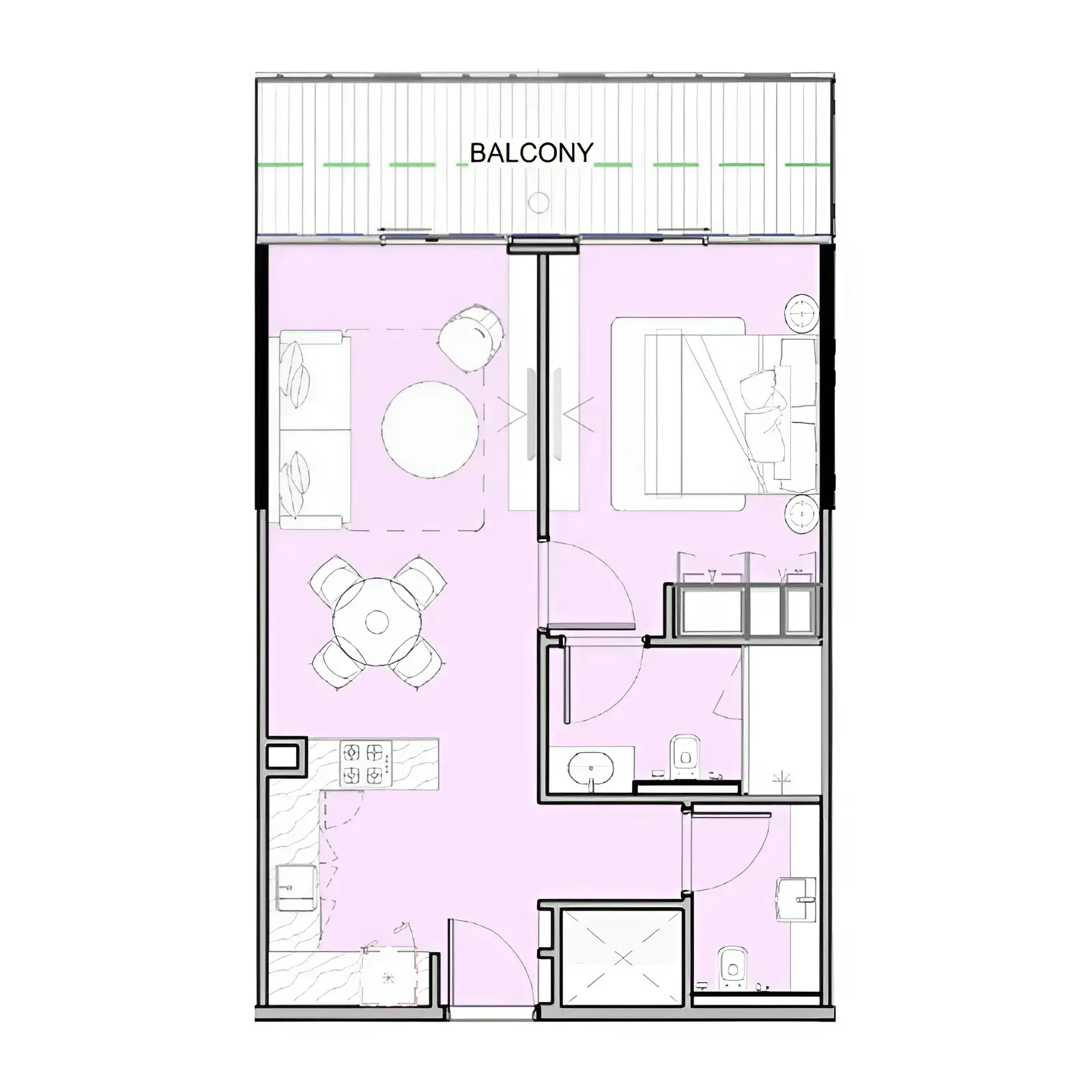 1 bedroom
