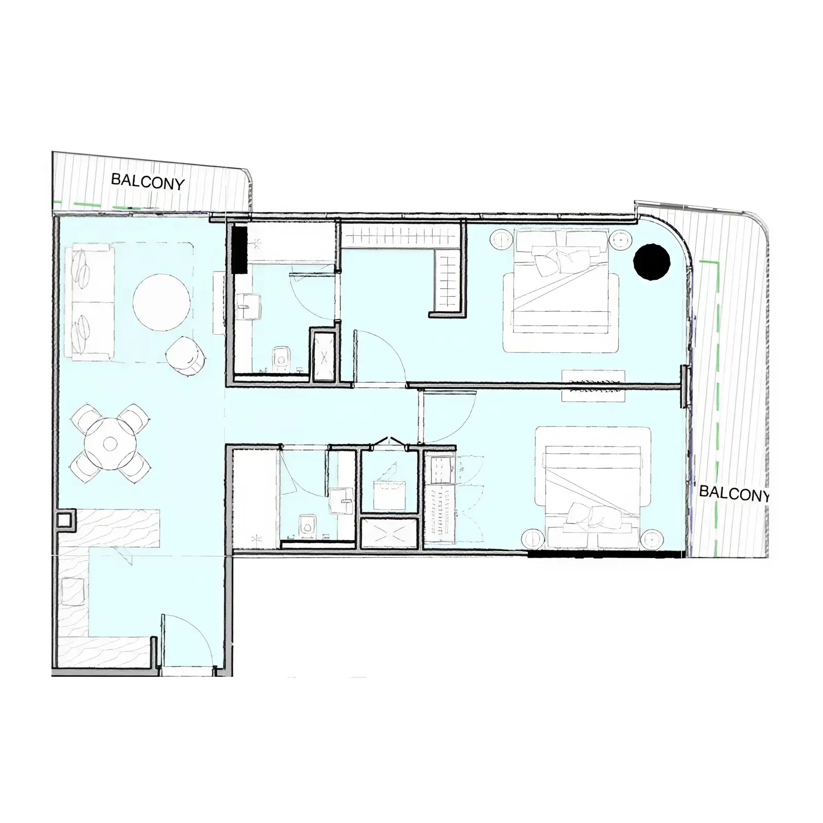2 bedroom