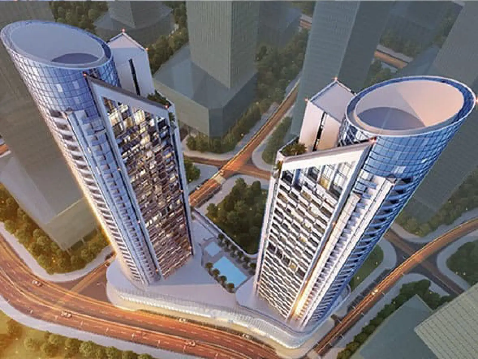Cloud Tower in Jumeirah Village Triangle by Tiger Group - Exterior Image 4