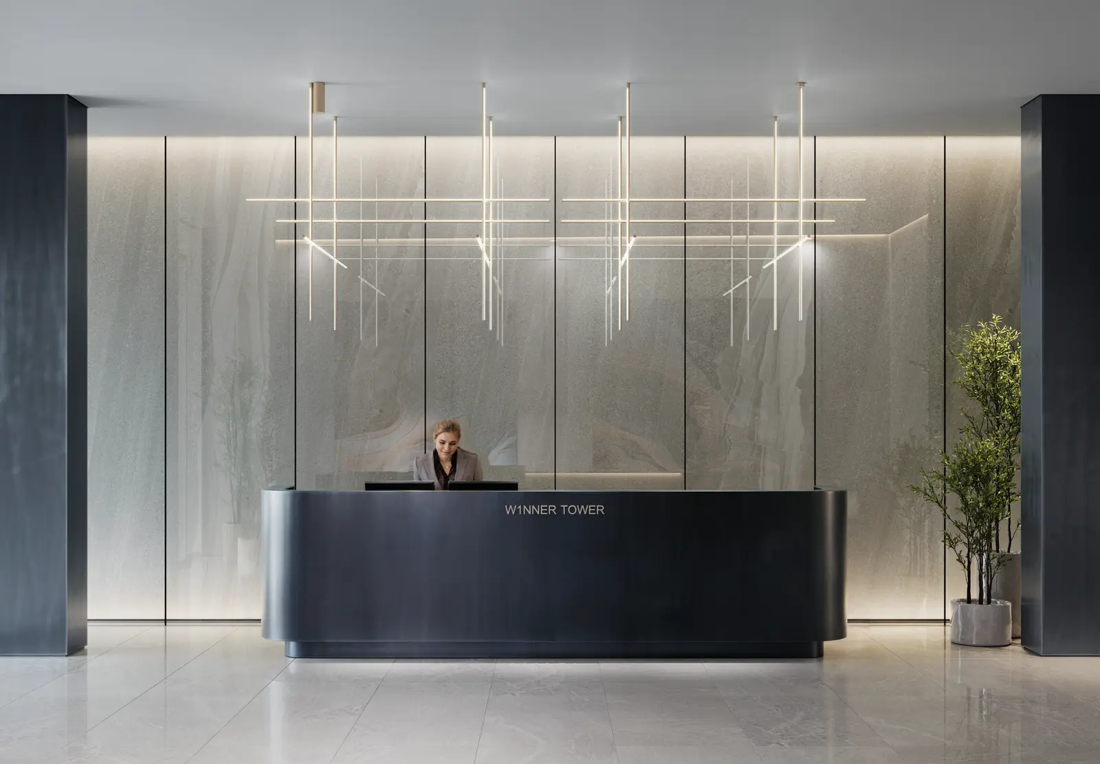 W1NNER Tower in Jumeirah Village Triangle by Object 1 - Lobby Image 2