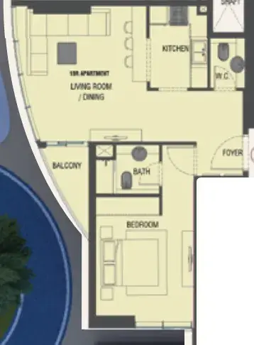 1 Bedroom apartments - Red Square