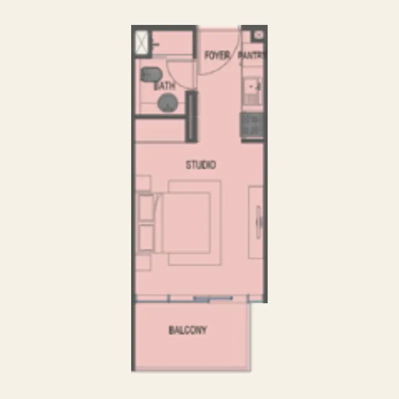 Studio floor plan