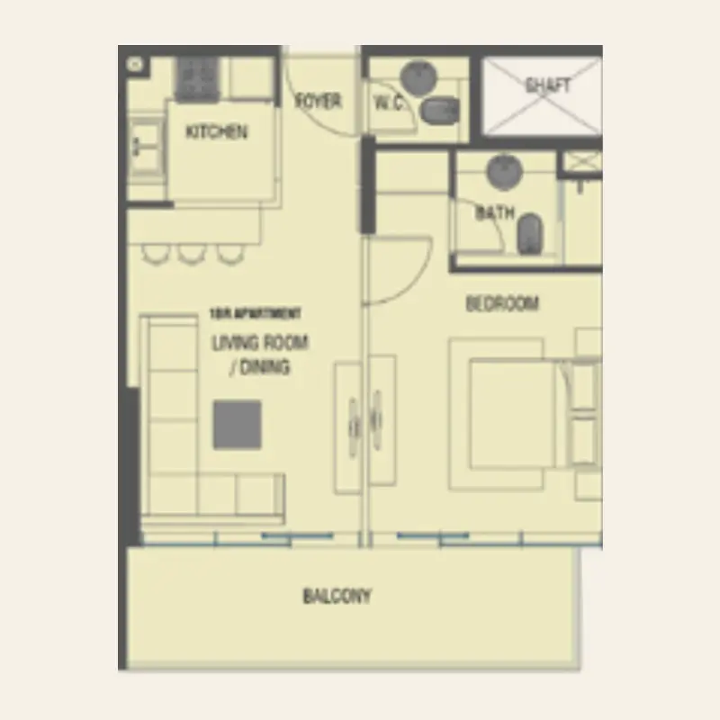 1 bedroom
