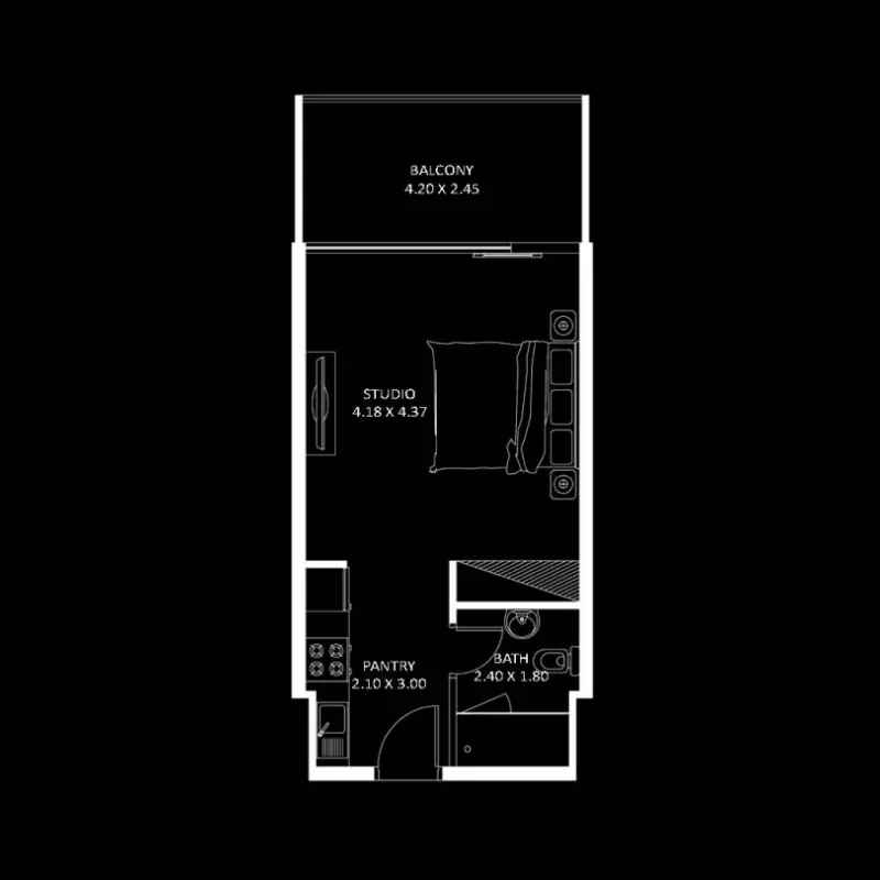 Studio floor plan