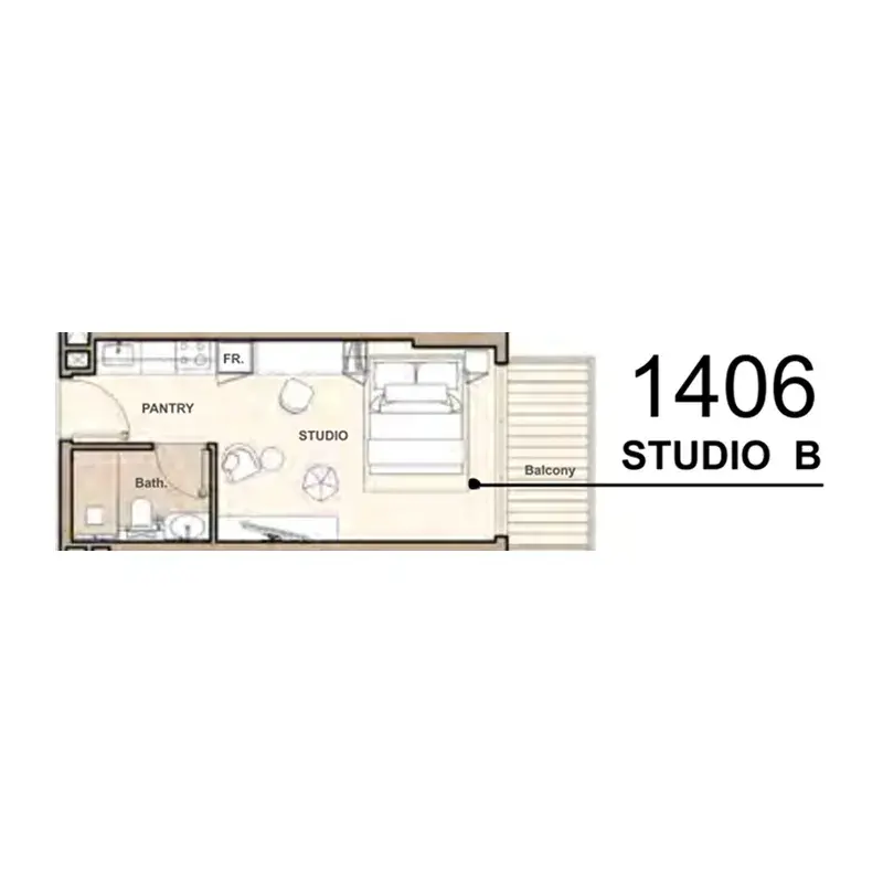 Studio apartments - Lume Residences