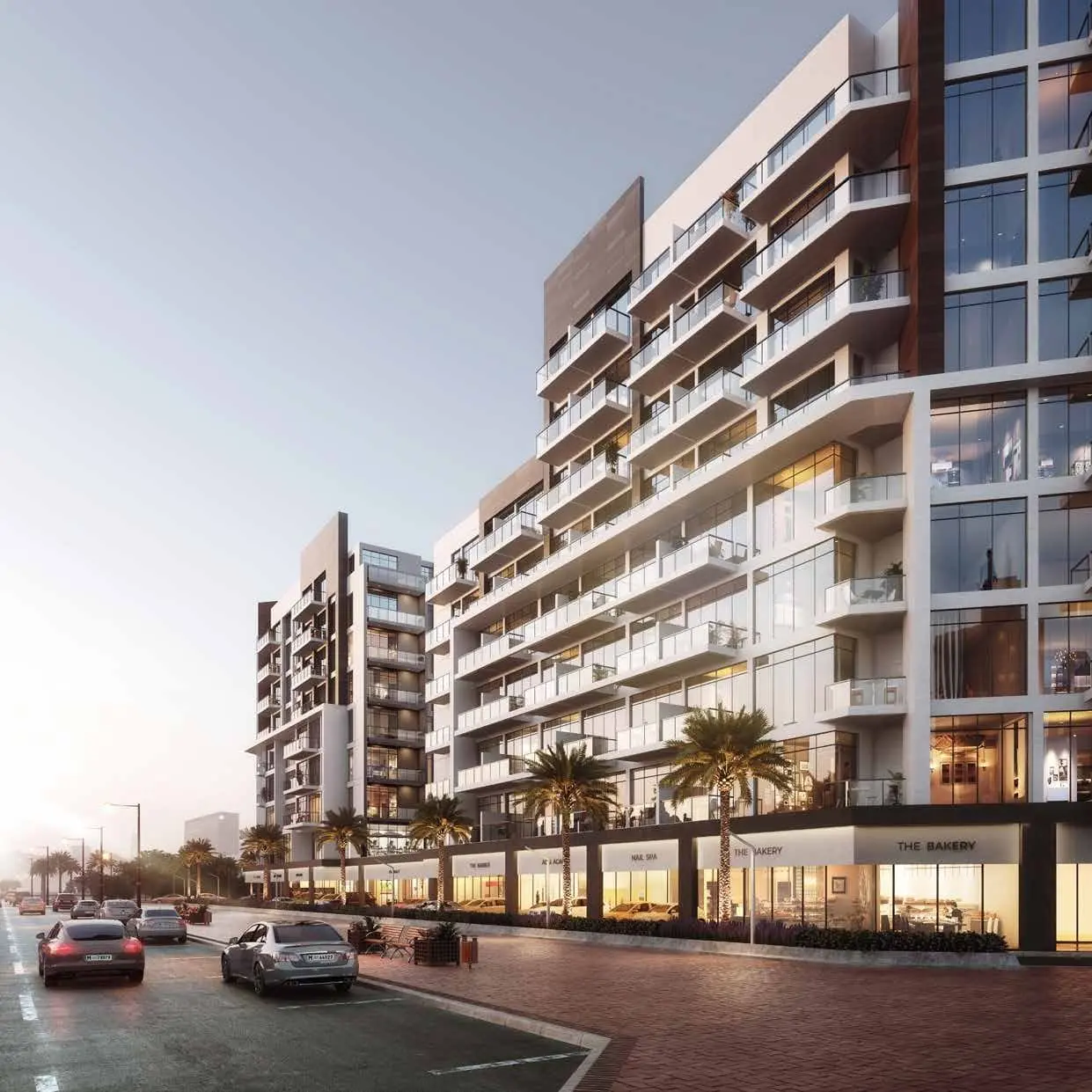 Beach Oasis 1 and 2 in Dubai Studio City by Azizi - Exterior Image 3