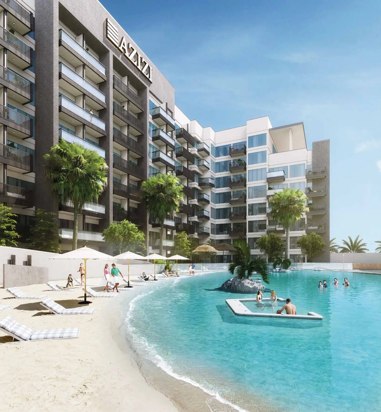 Beach Oasis 1 and 2 in Dubai Studio City by Azizi - Exterior Image 5