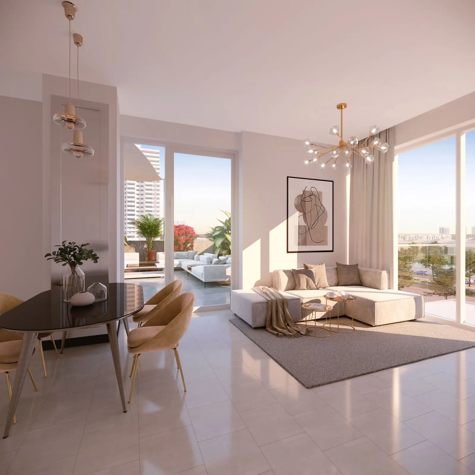 Beach Oasis 1 and 2 in Dubai Studio City by Azizi - Interior Image 5