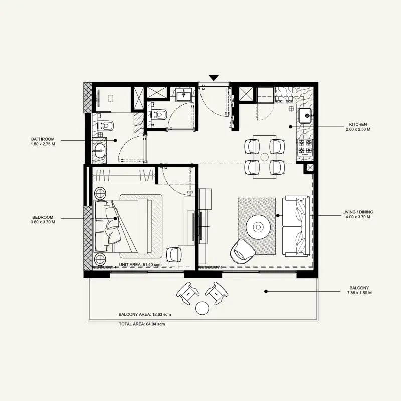 1 bedroom