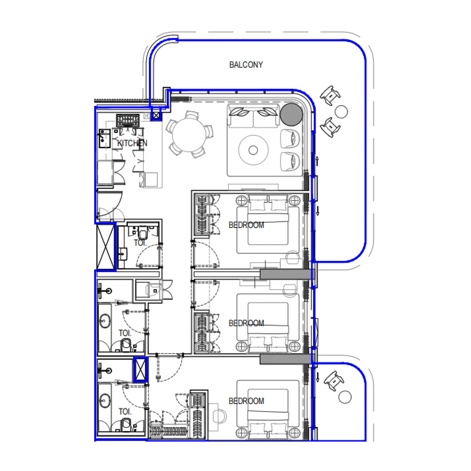 3 bedroom
