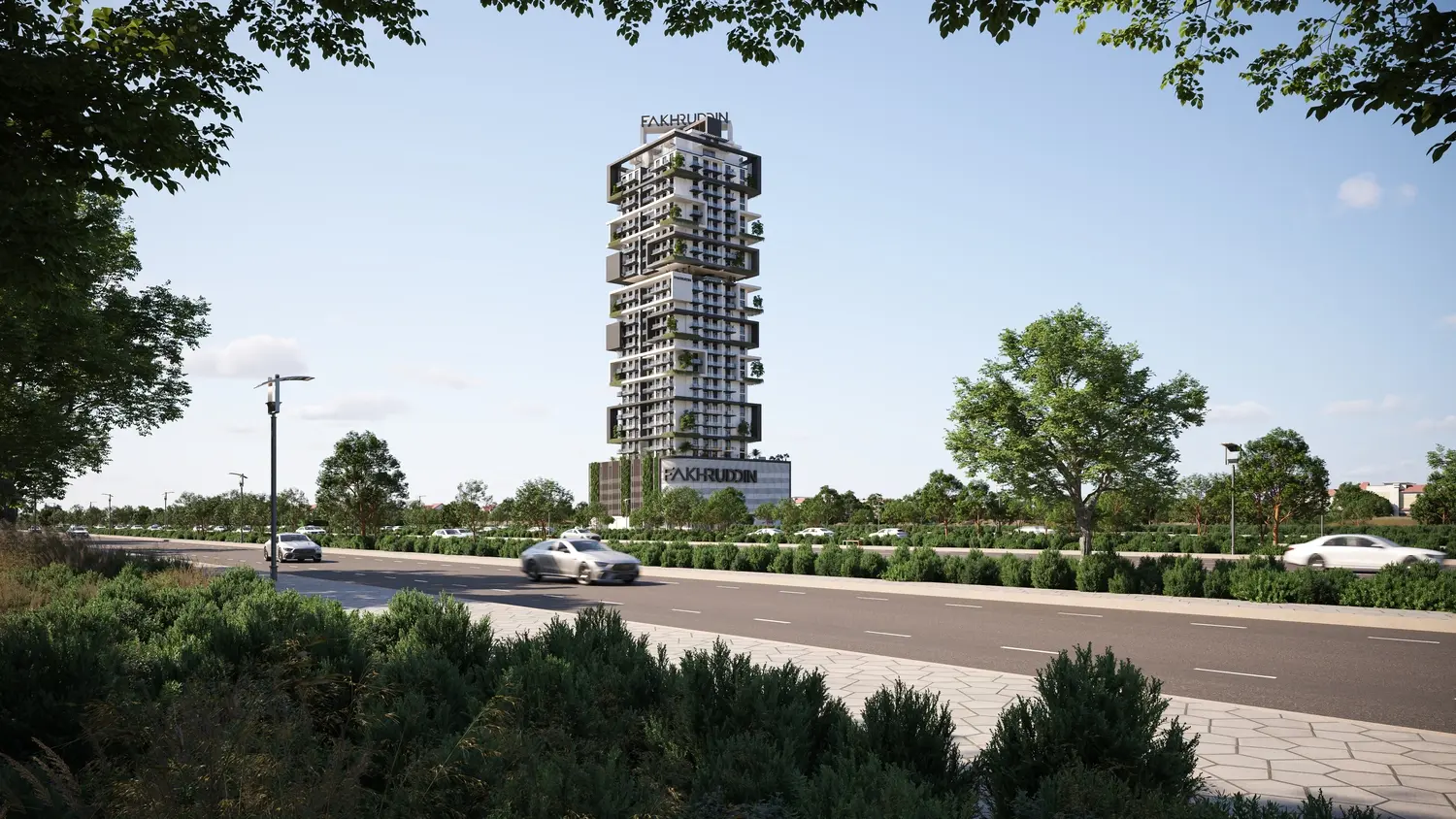 Treppan Tower in Jumeirah Village Triangle by Fakhruddin Properties Development - Exterior Image 1