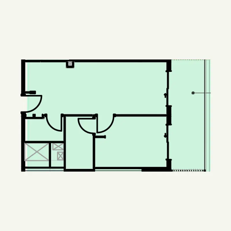 1 bedroom