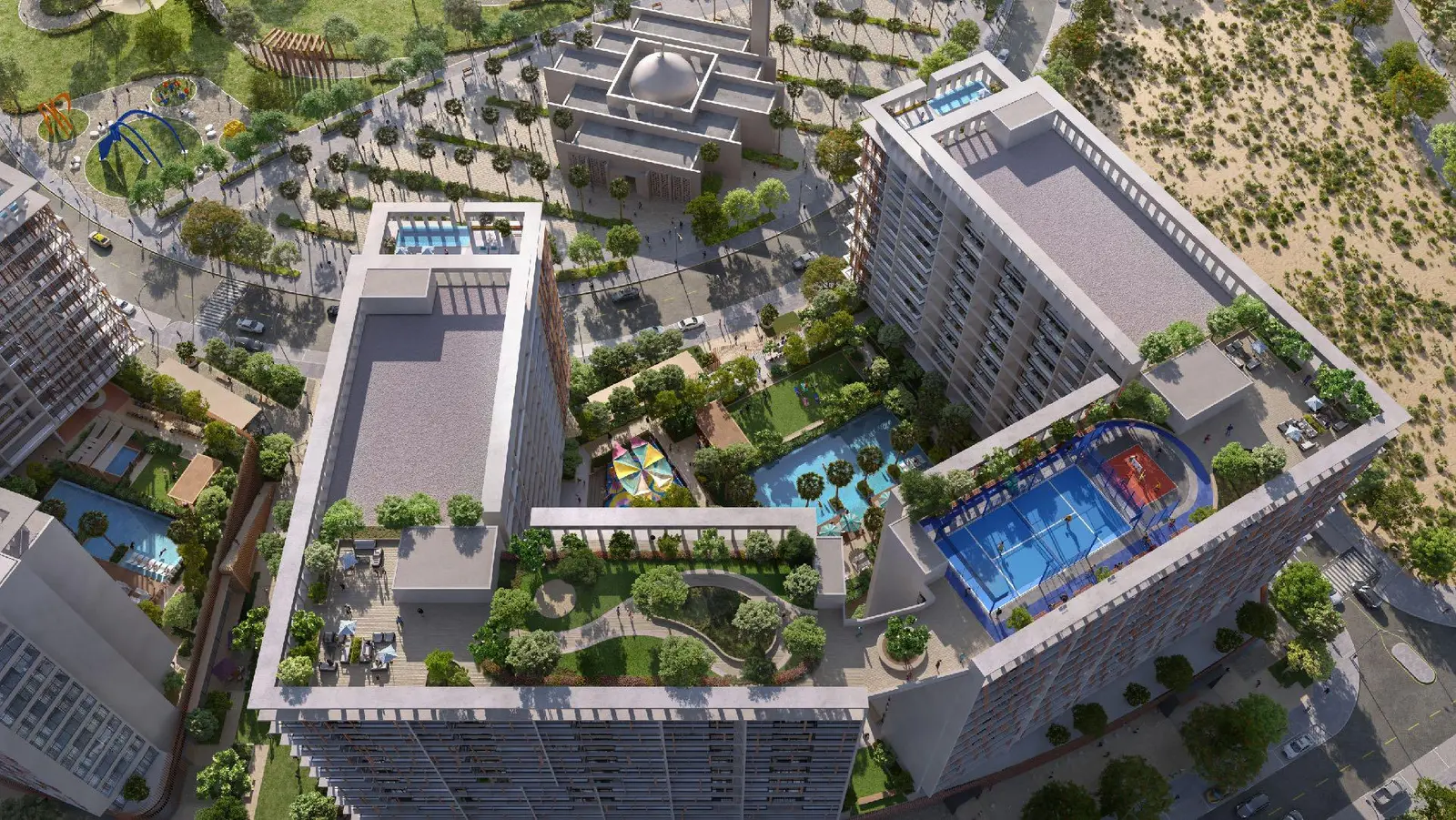 Park Five in Dubai Production City by Deyaar - Exterior Image 8